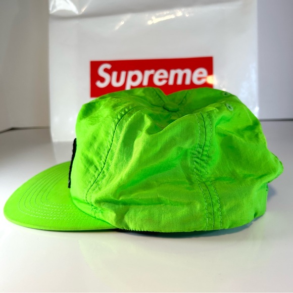 Supreme Lime hat - Nylon 5 Panel - Picture 3 of 8